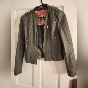 Faux Leather Jacket